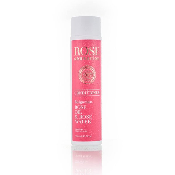 Rose Sensation Hair Conditioner with Nourishing Rose Oil – Revitalize Damaged Hair, Paraben-Free Formula