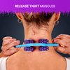 Massotherapy Self Massage Tools Roller for Neck and Shoulders by Dr. Necky - Trigger Point Massager for Tension Relief - Therapeutic Myofascial Release