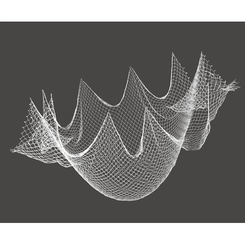 SHOUWAN White Fish Net Decorations for Pirate Party Hawaiian Party, Nautical Themed Fishing Nets Decorative Birthday Fishnet Party Accessory Decor