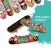 Magicat Finger Skateboards Space Edition for Kids, Teens - 6 Cool Finger Boards - Fingerboard Pack for Party - Toy, Games for Boys and Girls - Skateboard Party Favors Fingerboards Give Away