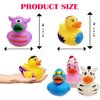 The Dreidel Company Assortment Rubber Duck Toy Duckies for Kids, Bath Birthday Gifts Baby Showers Classroom Incentives, Summer Beach and Pool Activity, 2" (20-Pack)