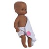 Baby's First 11" African American Bathtime Baby Softina with Bath Towel and Feel So Real Skin - Safe for Children 1 Year & Up