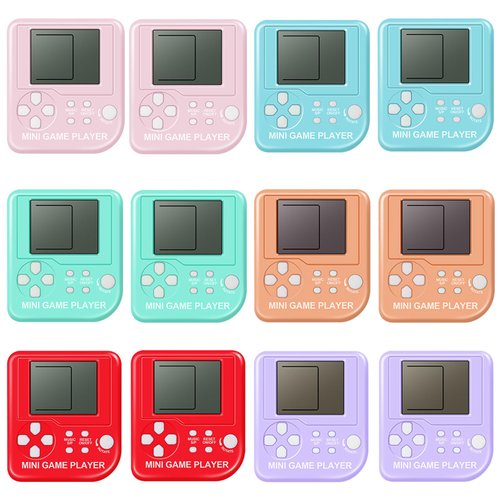 SSRMX 12Pcs Video Game Party Favors for Kids, Video Game Keychain Video Game Party Supplies