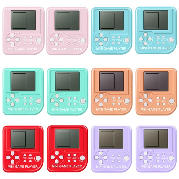 SSRMX 12Pcs Video Game Party Favors for Kids, Video Game Keychain Video Game Party Supplies