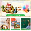 Goody King Magnetic Blocks | 120PCS Magnetic Building Blocks,Magnetic Farm Animal Homes,STEM Montessori Sensory Toys for Toddlers Kids Boys Girls Ages 3 4 5 6 7 8 9 10 Christmas Birthday Gifts