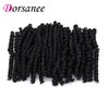 Bob Spring Twist 6 Inch Cute Spring Twists Crochet Braids Short Passion Twist Hair Pre-twisted Fluffy Twist Bomb Twist Handmade Twist Hair Extensions (6Packs, 1B#)