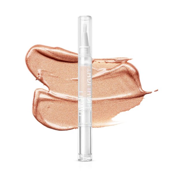 VIOLA HOSUE Glitter Eyeshadow,Liquid Metallic Shimmer Eye Looks Eyeshadow, High Pigmented Eyeshadow Stick, Long Lasting Eyeliner Liquid 2.5ml/0.09fl .oz (Champagne)