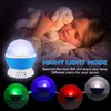 Fortally Kids Star Night Light, Nebula Star Projector 360 Degree Rotation - 4 LED Bulbs 12 Light Color Changing with USB Cable, Romantic Gifts for Men Women Children