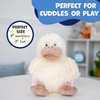 10" Sitting Creamy Duck Stuffed Animal by Wishpets Plush Toys