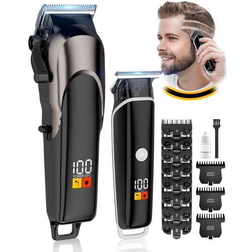 Tylasom Clippers and Trimmers Set, Cordless Hair Clippers for Men, Women and Children, Professional Barber Clippers Set, for Hair, Beard, Hair Art, Convenient at Home Haircutting,Barber Set Pro
