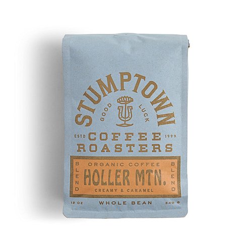 Stumptown Coffee Roasters, Medium Roast Organic Whole Bean Coffee - Holler Mountain 12 Ounce Bag with Flavor Notes of Citrus Zest, Caramel and Hazelnut