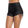 Bonneuitbebe Women's Swimsuit Shorts Tummy Control Swim Shorts Black Bathing Suit Boyshorts Swimwear Bottoms