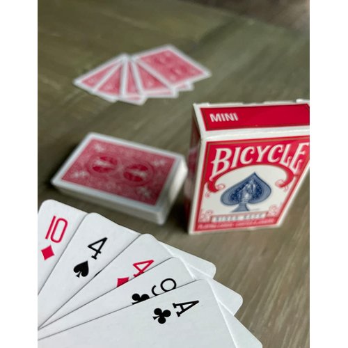 Bicycle Mini Decks Playing Cards - Single Deck - (Color May Vary) - Smaller Than Traditional Deck
