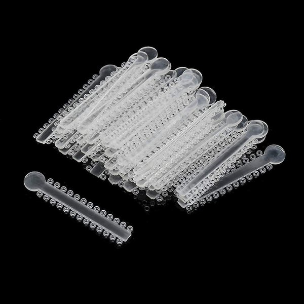 Angzhili Transparent Dental Orthodontic Ligature Ties for Braces Rubber Bands Braces O Rings for Bracket 1040 Pcs