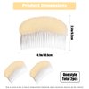 2Pcs Charming Bump It Up Volume Inserts Hair Comb, Do Beehive Hair Style Tool Hair Comb, Do Beehive Hair Base Styling Accessories for Women Lady Girl (Beige)