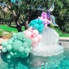 Mermaid Balloon Arch Kit, Pink Purple Mermaid Tail Arch Party Supplies with Star Tail Foil Balloons for Mermaid Theme Baby Shower Birthday Party Decorations