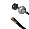 GrillAce 2-Feet Universal Gas Grill Regulator and Hose, Replacement for Weber, Charbroil, Nexgrill Grill, Propane Patio Heater and Fire Pit