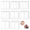 64 Sheets French Tip Nail Guides French Nail Art Stickers Manicure Strips Stickers Self-Adhesive Nail Tips Guides Decals for Edge Auxiliary DIY Decoration Stencil Tools (2456 Pcs)