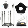 Kaisiking Helping Hand Soldering Third Hand Soldering Tool PCB Holder with Soldering Iron Stand, Metal Base Flexible Metal Arms for Soldering, Electronic Repair