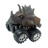 Wild Zoomies - Dinosaur Triceratops from Deluxebase. Friction powered monster truck toys with cool animal riders, great car toys and dinosaur toys for boys and girls