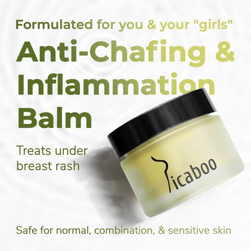 La Parea Wellness Under Breast and Cleavage Rash Cream, Breast Chafing, Itch Relief, Chafing Relief, Made with Matcha Green Tea and Pure Essential Oils, 1 oz.