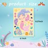 Mermaid Stickers 48 Sheets Make Your Own Mermaid Stickers Make A Face Stickers for Mermaid Birthday Party Decorations Mermaid Party Favors Supplies Craft Creative Project School Rewards