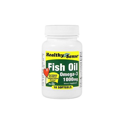 Ddi Fish Oil Omega 3 1000 mg 18 Softgels, 1.6 Ounce