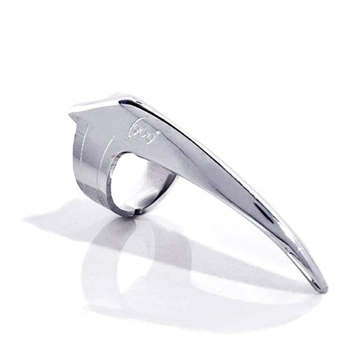 The Hair Shop Pinky Hair Parting Tool - Adjustable Hair Sectioning Ring for Braiding, Weaving, Balayage, Highlights, and Quick Installation of 100% Remy Human Hair Extensions (3 Pack) (Regular)