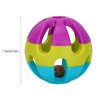 Cat Toy Ball with Bell,Cat Plastic Jingle Balls Pet Toy Cat Bell Ball Pounce Chase Rattle Toy for Cats Kitten Plastic Cat Toys Jingle Balls Pounce Chase Rattle Ball Toys