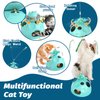 Interactive Cat Toys for Indoor Cats,4 In 1 Cat Treat Puzzle Interactive Slow Feeder Cat Wand Dancer Rolling Treat Ball Maze,Cat Treat Dispenser Toy,Cat Toys for Indoor Cats Gift For Kitten Adult Cat