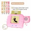 Talking Flash Cards for Toddler 1 2 3 4 Year Olds, Language Learning Toys, Autism Toys, Pocket Speech Therapy Toys, Montessori Toys with 224 Words, Children's Sensory Learning Educational Toys