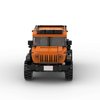 Pakmotii Orange SUV Sports Car Toy Building Set,Off-Road car Building Bricks MOC Building Blocks,DIY Vehicles for Kids and Adults(405PCS)