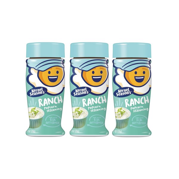 Kernel Season's Popcorn Seasoning, Ranch, 2.7 Ounce (Pack of 3)