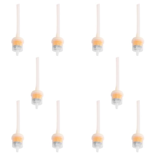 10pcs Vacuum Microdermabrasion Oil filter, Professional Portable Beauty Instrument Filter, Replacement Filter Accessories for Skin Beauty Machine (including a section of hose)