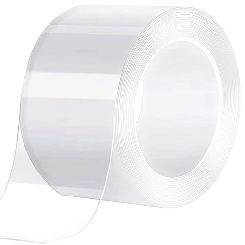 Caulk Tape Clear 2 Inch x 33 Feet, Waterproof, Self Adhesive, Anti-Grease, PMMA Sealing Caulking Strip for Kitchen Sink Bathtub Bathroom Shower Toilet