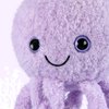 SuzziPals Microwavable & Coolable Octopus Plush, Lavender Octopus Stuffed Animals, Microwave Heating Pad Stuffed Animals for Cramps & Pain, Heated Stuffed Animals Octopus Plushie, Cute Plushies Gifts