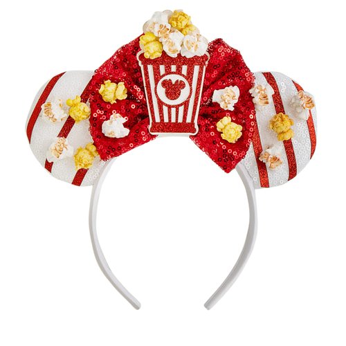 CHuangQi Mouse Ears Headbands Shiny Bow, Double-sided Sequins Glitter Hair Band for Birthday Party Celebration/Event (XC2)