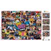 MasterPieces - 1000 Piece Jigsaw Puzzle, Nostalgic 90’s TV Shows Collage, Retro Entertainment Fun for Adults, Family, Kids, Non-Glare Finish, 19.25" x 26.75"