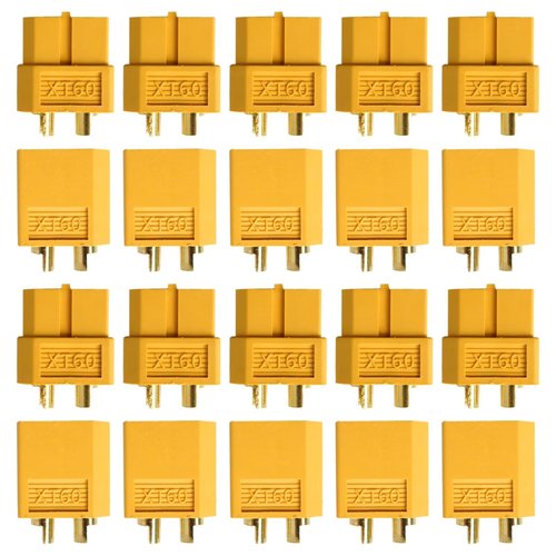 20Pcs XT60 Male Female Bullet Connectors Plugs for RC Battery