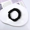20 Pack Satin Hair Scrunchies, Slip Silk Hair Ties Black Small Mini Scrunchy for Women Thick Hair Accessories Soft No Slip Hair Elastics Ponytail Holder for Curly Hair No Damage Hairtie Gift for Girls