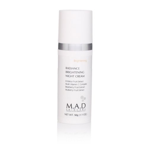M.A.D Skincare Brightening Radiance Brightening Night Cream, 50g (1.7oz)