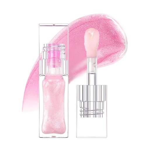 SEWOG Magic Color Changing Lip Oil, Moisturizing Lip Glow Oil Plumping Lip Oil, Hydrating Lip Gloss Lip Balm Transparent Lip Care, Long Lasting Moisturizing Non-sticky Fresh Texture