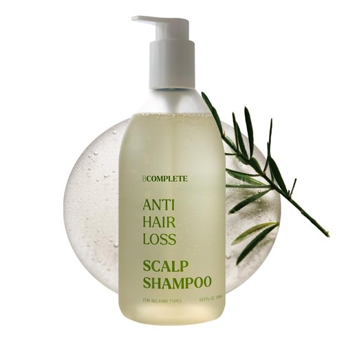 BCOMPLETE Anti Hair Loss Scalp Shampoo | Volumizing, Thickening Shampoo for Men and Women | Supports Hair Growth, Hair Strengthening | Salicylic Acid, Dexpanthenol, Niacinamide | 13.5 fl.oz