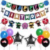 Pirese Ninja Birthday Party Decorations, Ninja Birthday Decorations, Ninja Party Decorations, Ninja Party Supplies | Ninja Balloons | Ninja Birthday Party Supplies | Asian Themed Party Decorations Kit