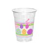 Party Essentials Soft Plastic Printed Party Cups, 16-Ounce, Easter, 40-Count