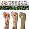 10 Sheets Halloween Luminous Temporary Tattoos,Cute Glow in the Dark Halloween Tattoos for Kids,Waterproof Fake Face Tattos Stickers for Halloween Party Favors,Trick or Treat Goodie Bags Fillers