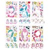 24 Sheets Make Your Own Unicorn Stickers Make A Face Stickers for Kids Toddlers with Unicorns DIY Craft Stickers Kids Party Favor Supplies Crafts