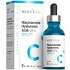 Niacinamide Hyaluronic Acid Serum | 2 fl oz | Plus Zinc | Moisturizing Formula | for Face and Neck | Advanced Skincare