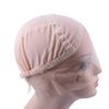 Lace Front Wig Cap for Making Wigs with Adjustable Strap Glueless Weaving Cap Wig Caps Swiss Lace Hairnet (Blonde S 21inch)