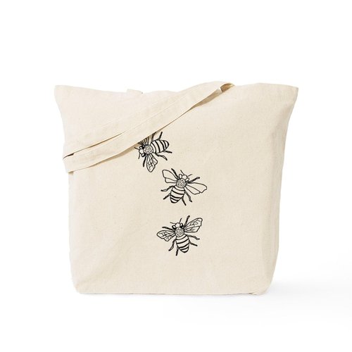 CafePress Honey Bees Tote Bag Canvas Tote Shopping Bag
